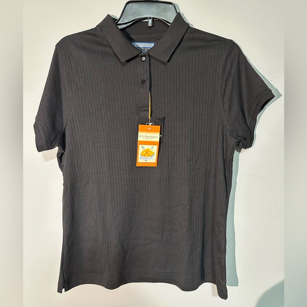 NWT Eversole Run Women’s Collared Golf Shirt Size Large EVR-DRI Style #760